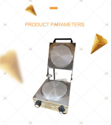 CER Gas-Eiscreme-Waffel-Kegel-Hersteller-Edelstahlmaterialien