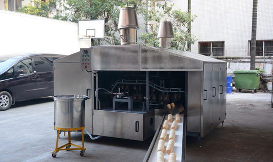 Waffel-Kegel des Restaurant-10000pcs/Hour, der Maschine elektrische Eistüte macht