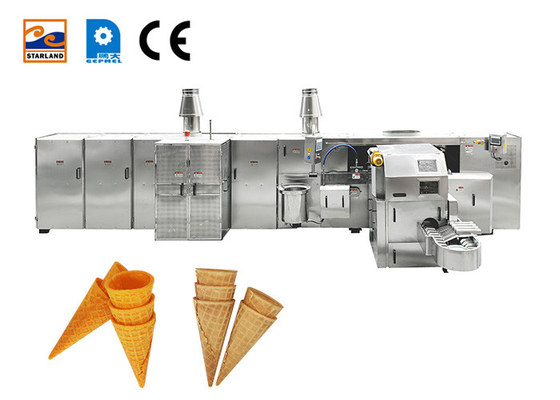Nahrung, welche die Maschine, fabrikmäßig hergestellt, vollautomatisch, Edelstahl, 101 Roheisen-Backen-Schablonen herstellt.